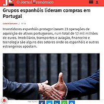 Grupos espanhis lideram compras em Portugal